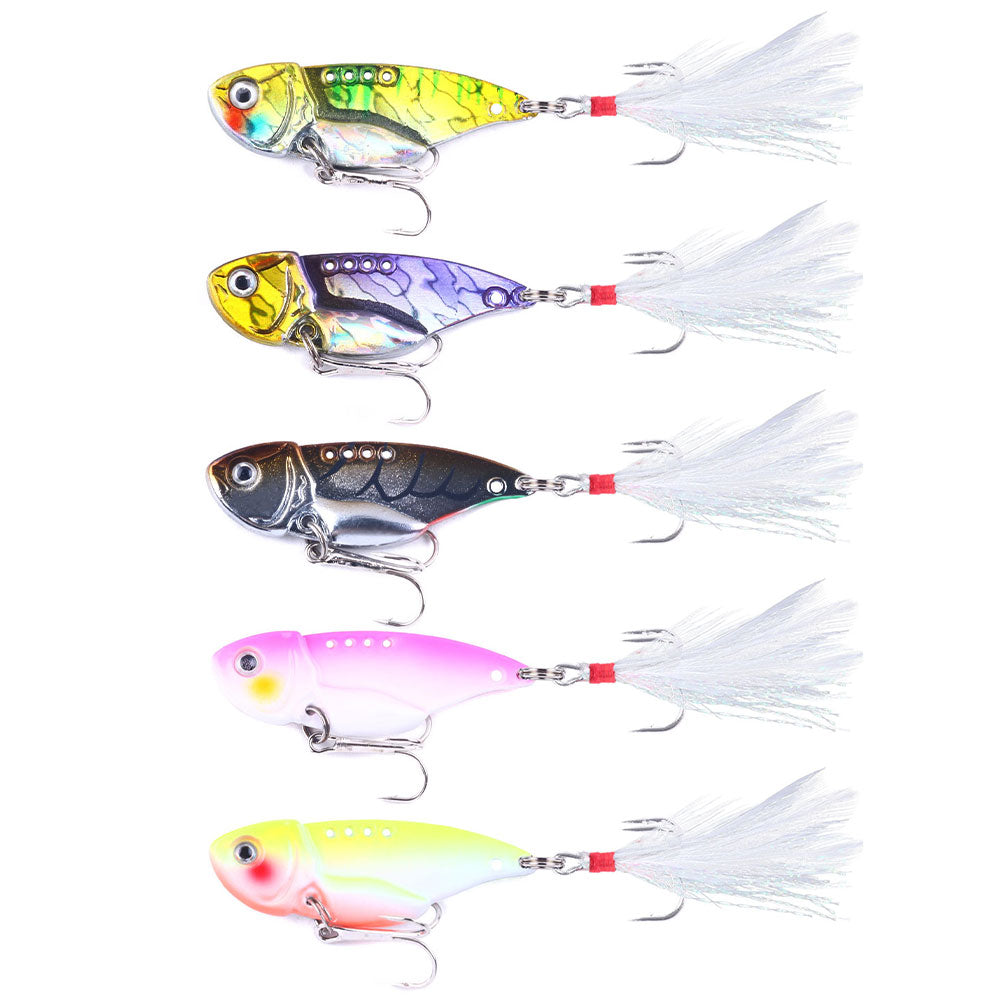 You can find the best deals at VIB Fishing Metal Baits 5pcs/Set